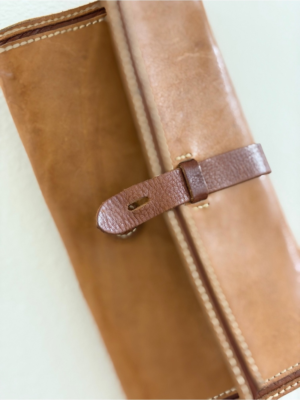 π€β¨ 1937 Accessories 100% Leather Cognac Wristlet Wallet β¨π€ - Picture 5 of 13